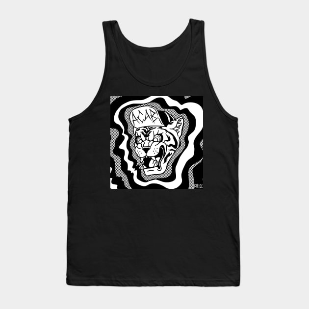 Trippy Tiger Tank Top by rioz